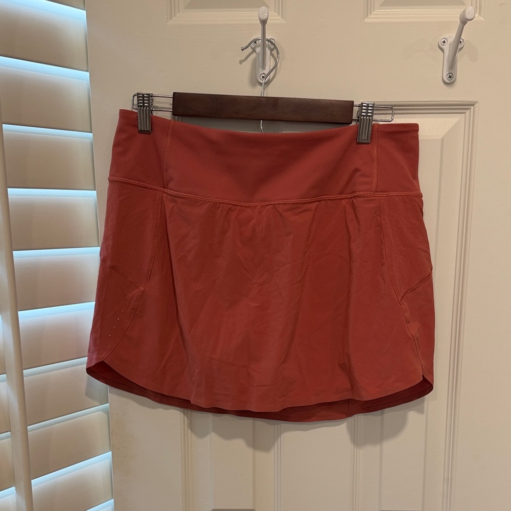 Athleta Rust Orange Athletic Skirt